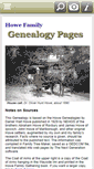 Mobile Screenshot of howegenealogy.org